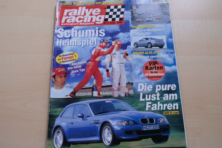 Deckblatt Rallye Racing (08/1998)